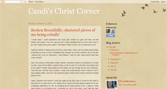 Desktop Screenshot of candichristcorner.blogspot.com