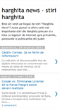 Mobile Screenshot of harghitanews.blogspot.com