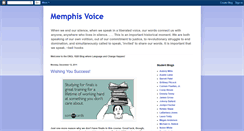 Desktop Screenshot of memphisvoice.blogspot.com