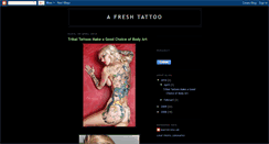 Desktop Screenshot of afreshtattoo.blogspot.com