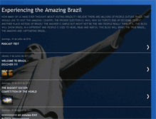 Tablet Screenshot of amazingbrazil.blogspot.com