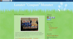 Desktop Screenshot of lonstercouponmonster.blogspot.com