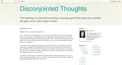 Desktop Screenshot of disconjointedthoughts.blogspot.com