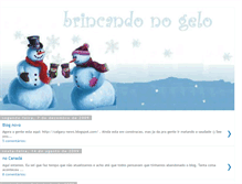 Tablet Screenshot of brincandonogelo.blogspot.com