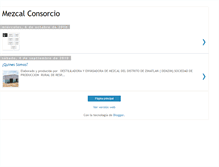 Tablet Screenshot of mezcalconsorcio.blogspot.com