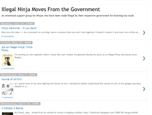 Tablet Screenshot of illegalninja.blogspot.com