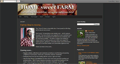 Desktop Screenshot of homesweetfarm.blogspot.com