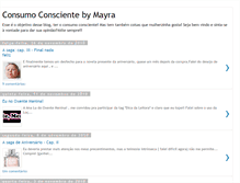 Tablet Screenshot of consumoconscientebymayra.blogspot.com