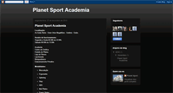 Desktop Screenshot of planetsportacademia.blogspot.com