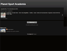 Tablet Screenshot of planetsportacademia.blogspot.com