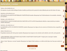 Tablet Screenshot of amadeoarticulos.blogspot.com