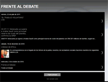 Tablet Screenshot of frentealdebate.blogspot.com