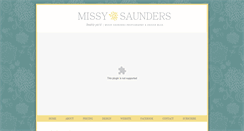 Desktop Screenshot of missysaunders.blogspot.com