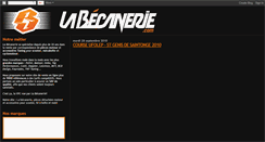 Desktop Screenshot of la-becanerie.blogspot.com