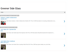 Tablet Screenshot of greenersideglass.blogspot.com