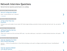 Tablet Screenshot of networkinterview.blogspot.com