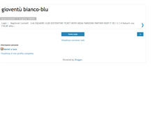 Tablet Screenshot of gioventubiancoblu.blogspot.com