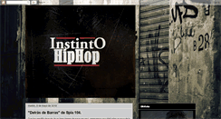 Desktop Screenshot of instintohiphop.blogspot.com