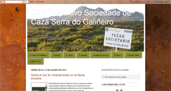 Desktop Screenshot of cotodecazaserradogalineiro.blogspot.com