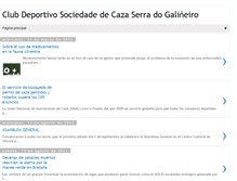 Tablet Screenshot of cotodecazaserradogalineiro.blogspot.com