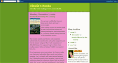 Desktop Screenshot of elodiesbooks.blogspot.com