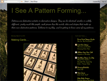 Tablet Screenshot of apatternforming.blogspot.com