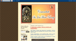 Desktop Screenshot of capela-sjmvianney.blogspot.com