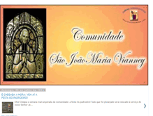 Tablet Screenshot of capela-sjmvianney.blogspot.com