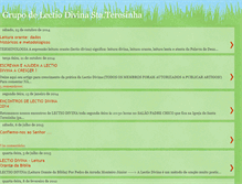 Tablet Screenshot of lectiosantateresinha.blogspot.com