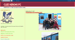Desktop Screenshot of cleeheronsfc.blogspot.com