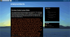 Desktop Screenshot of crazycontacts1.blogspot.com