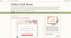 Desktop Screenshot of cathyscraftroom.blogspot.com