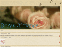 Tablet Screenshot of boxesofhopes.blogspot.com