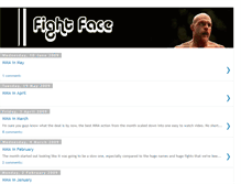 Tablet Screenshot of fightface.blogspot.com