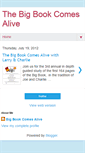 Mobile Screenshot of bigbookcomesalive.blogspot.com