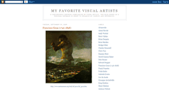 Desktop Screenshot of my-favorite-visual-artists.blogspot.com