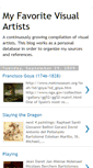Mobile Screenshot of my-favorite-visual-artists.blogspot.com