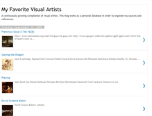 Tablet Screenshot of my-favorite-visual-artists.blogspot.com