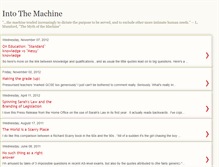 Tablet Screenshot of intothemachine.blogspot.com