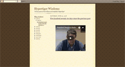 Desktop Screenshot of hypertiger.blogspot.com