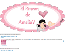 Tablet Screenshot of elrincondeameliav.blogspot.com