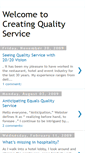 Mobile Screenshot of creatingqualityservice.blogspot.com