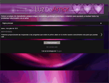 Tablet Screenshot of luzparaelamor.blogspot.com