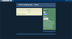 Desktop Screenshot of justotconlineshop.blogspot.com