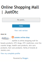 Mobile Screenshot of justotconlineshop.blogspot.com