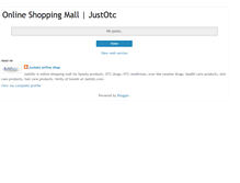 Tablet Screenshot of justotconlineshop.blogspot.com