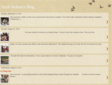 Tablet Screenshot of faithnelsonsblog.blogspot.com