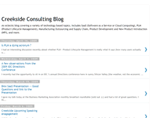 Tablet Screenshot of creeksideconsulting.blogspot.com