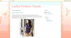 Desktop Screenshot of ladiesfashiontrends1.blogspot.com