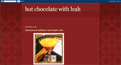 Desktop Screenshot of hotchocolatewithleah.blogspot.com